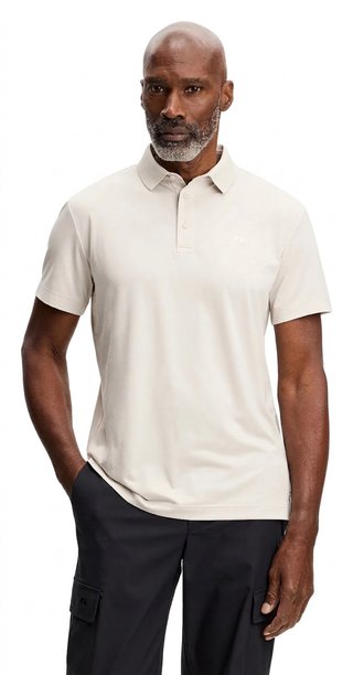 J.Lindeberg Bridge mens polo, moonbeam