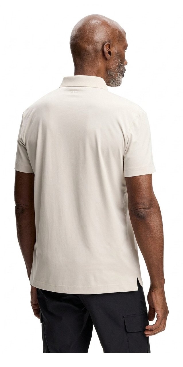 J.Lindeberg Bridge mens polo, moonbeam