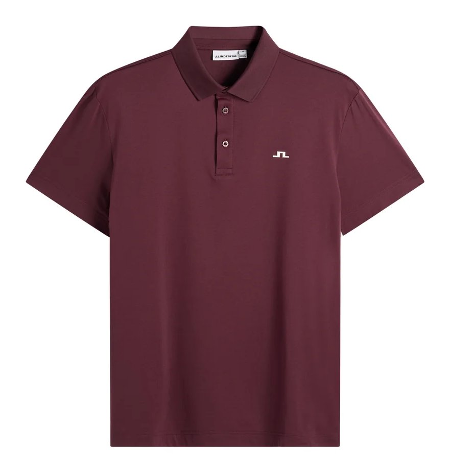 J.Lindeberg Bridge mens polo, winetasting