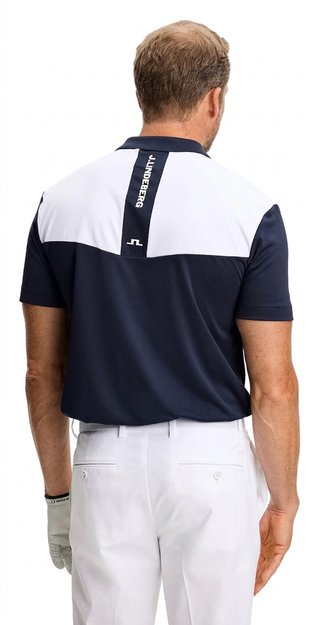 J.Lindeberg Calex mens polo, JLNavy