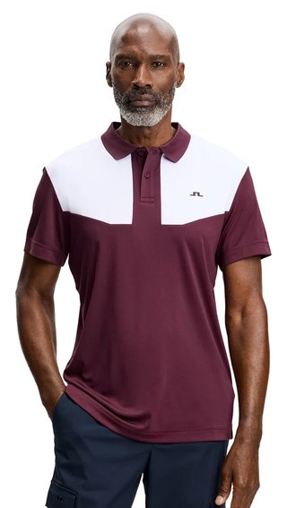 J.Lindeberg Calex men's polo, winetasting