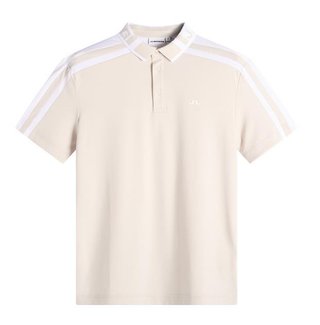 J.Lindeberg Bozak men's polo, moonbeam