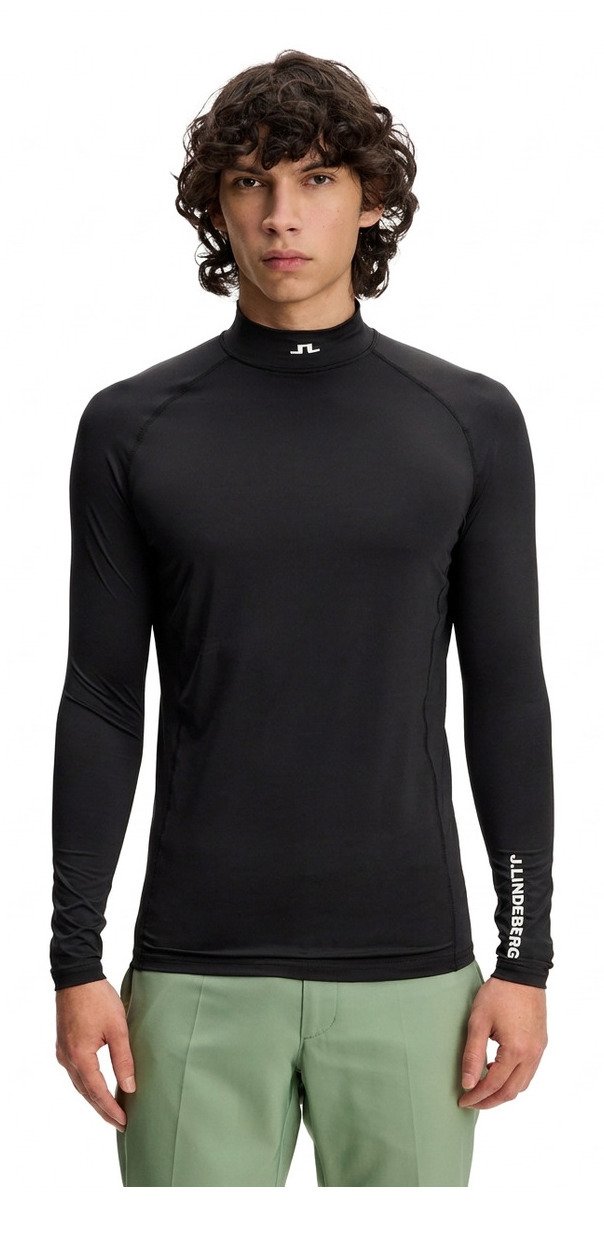 J.Lindeberg Ello Compression mens top, black