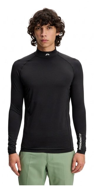 J.Lindeberg Ello Compression mens top, black