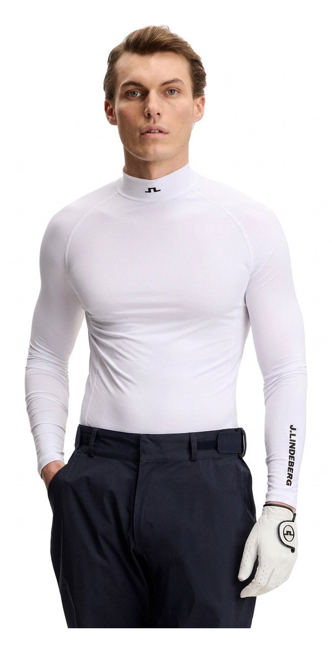 J.Lindeberg Ello Compression men's top, white