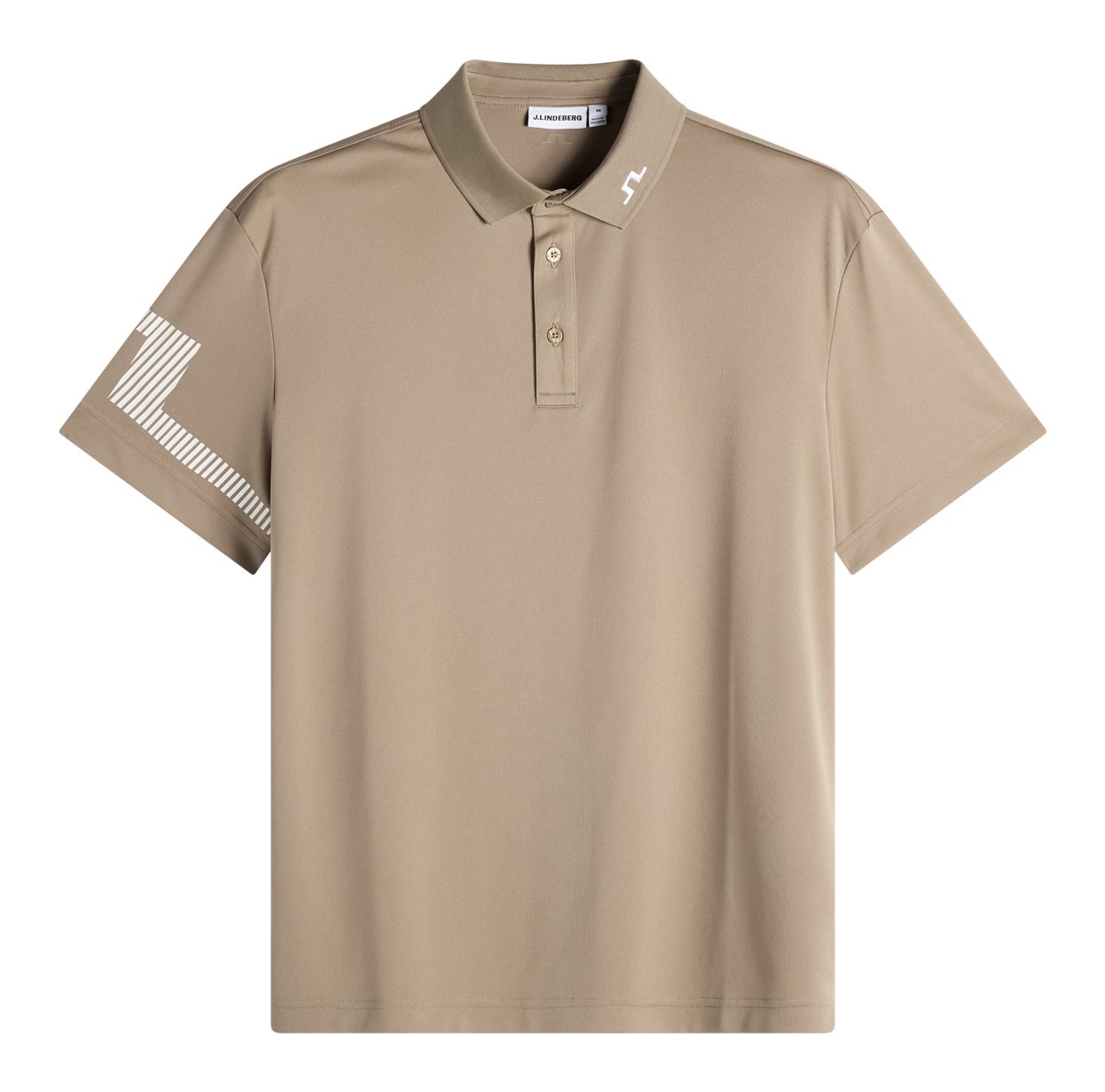 J.Lindeberg Heath mens polo, brindle