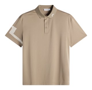 J.Lindeberg Heath mens polo, brindle