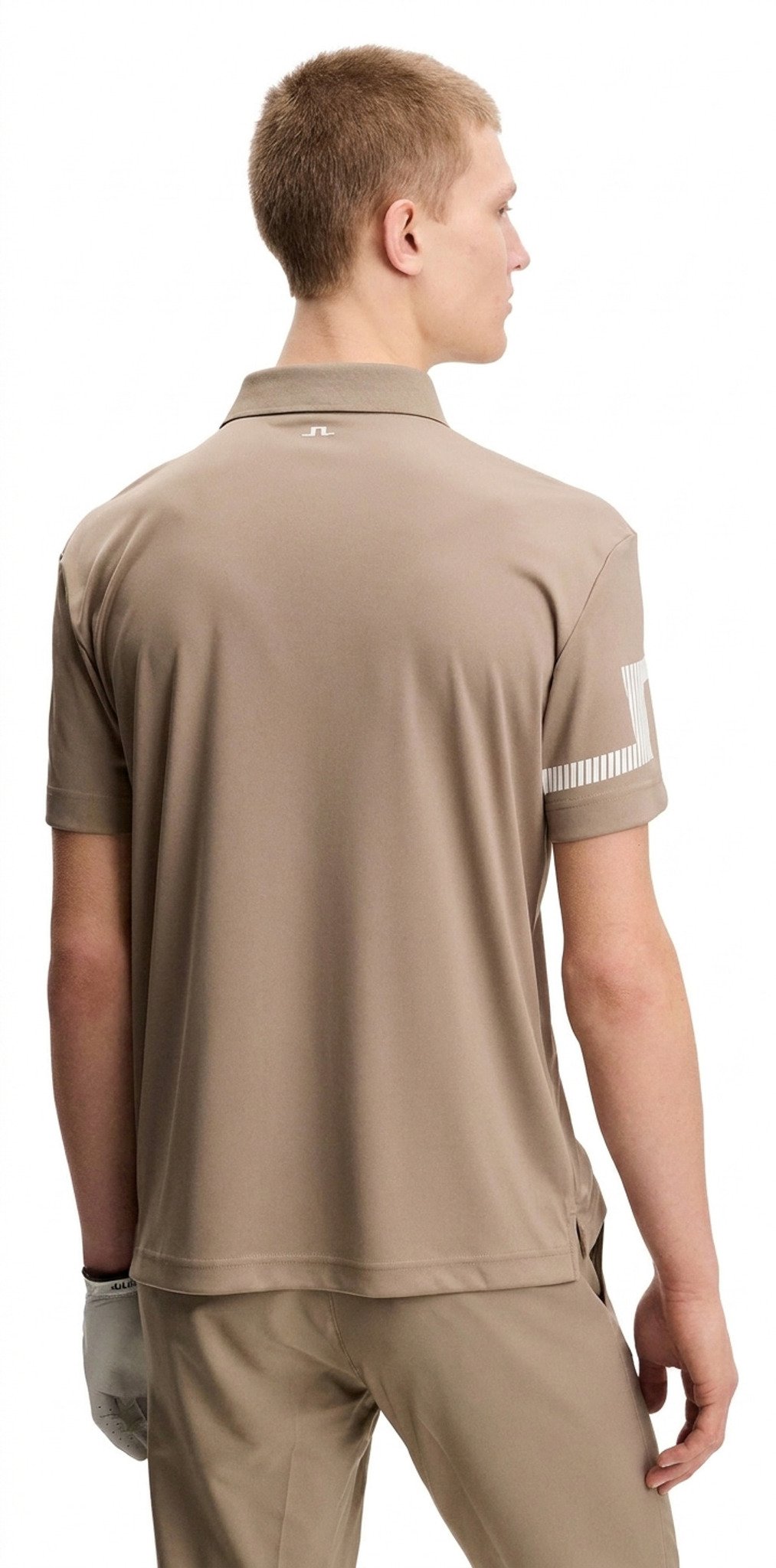 J.Lindeberg Heath mens polo, brindle