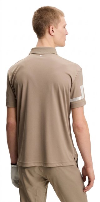J.Lindeberg Heath mens polo, brindle