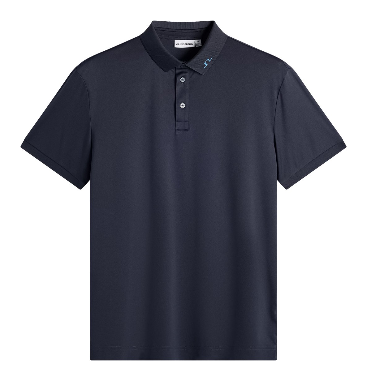 J.Lindeberg KV Print men's polo, JLNavy