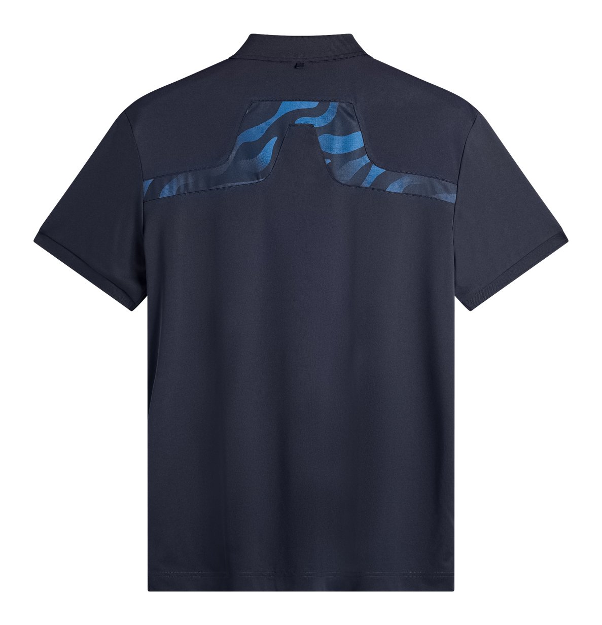 J.Lindeberg KV Print men's polo, JLNavy