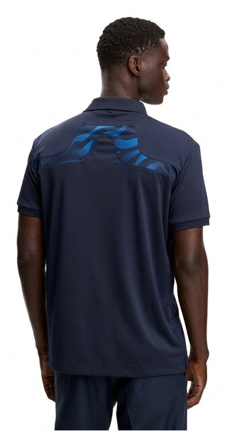 J.Lindeberg KV Print men's polo, JLNavy