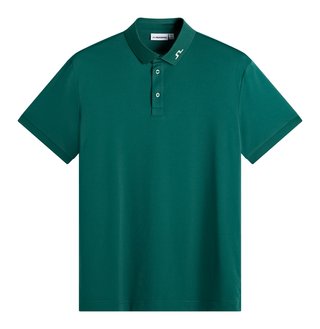 J.Lindeberg KV Print men's polo, forest biome