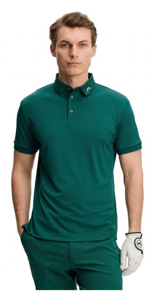 J.Lindeberg KV Print men's polo, forest biome