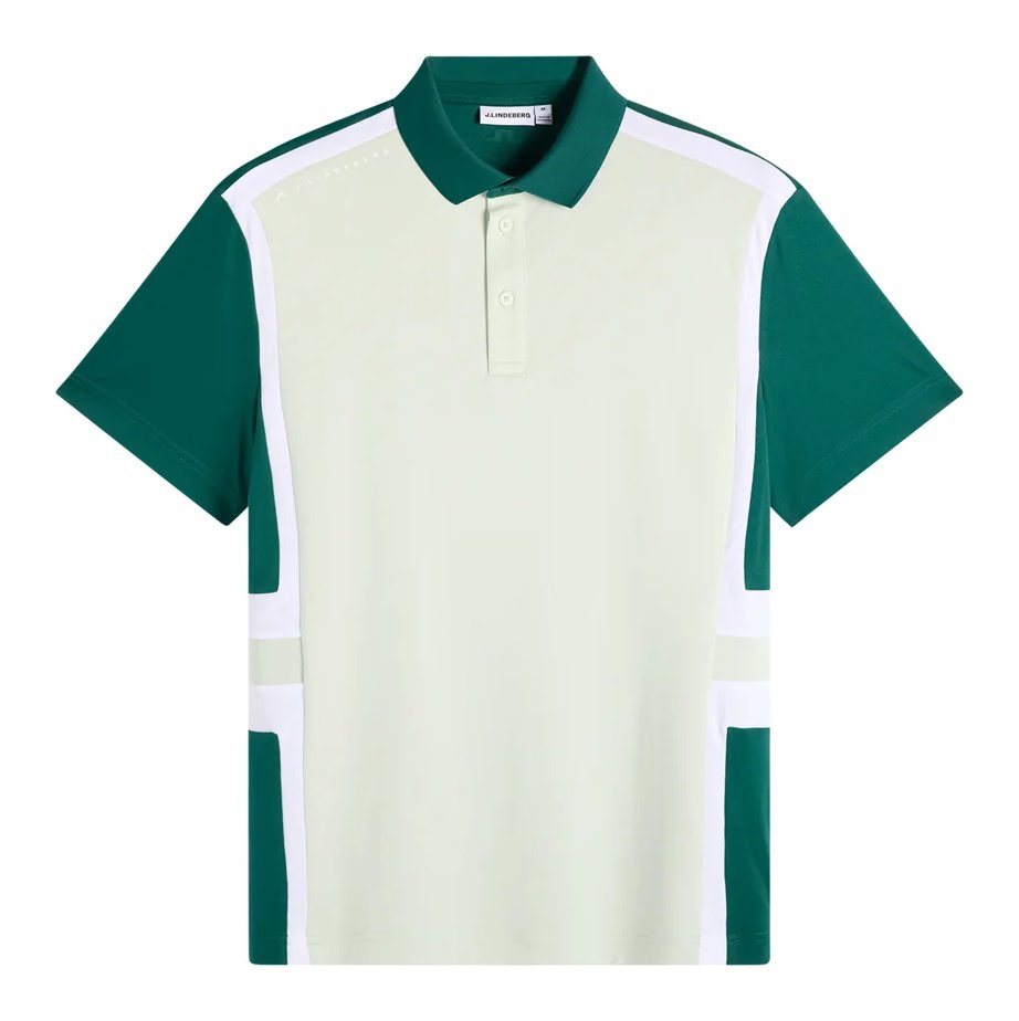 J.Lindeberg Finn men's polo, forest biome