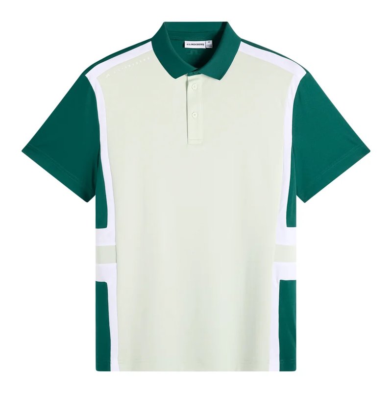 J.Lindeberg Finn men's polo, forest biome