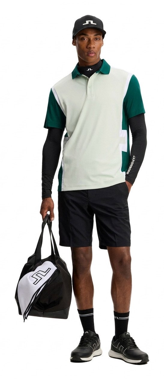 J.Lindeberg Finn men's polo, forest biome