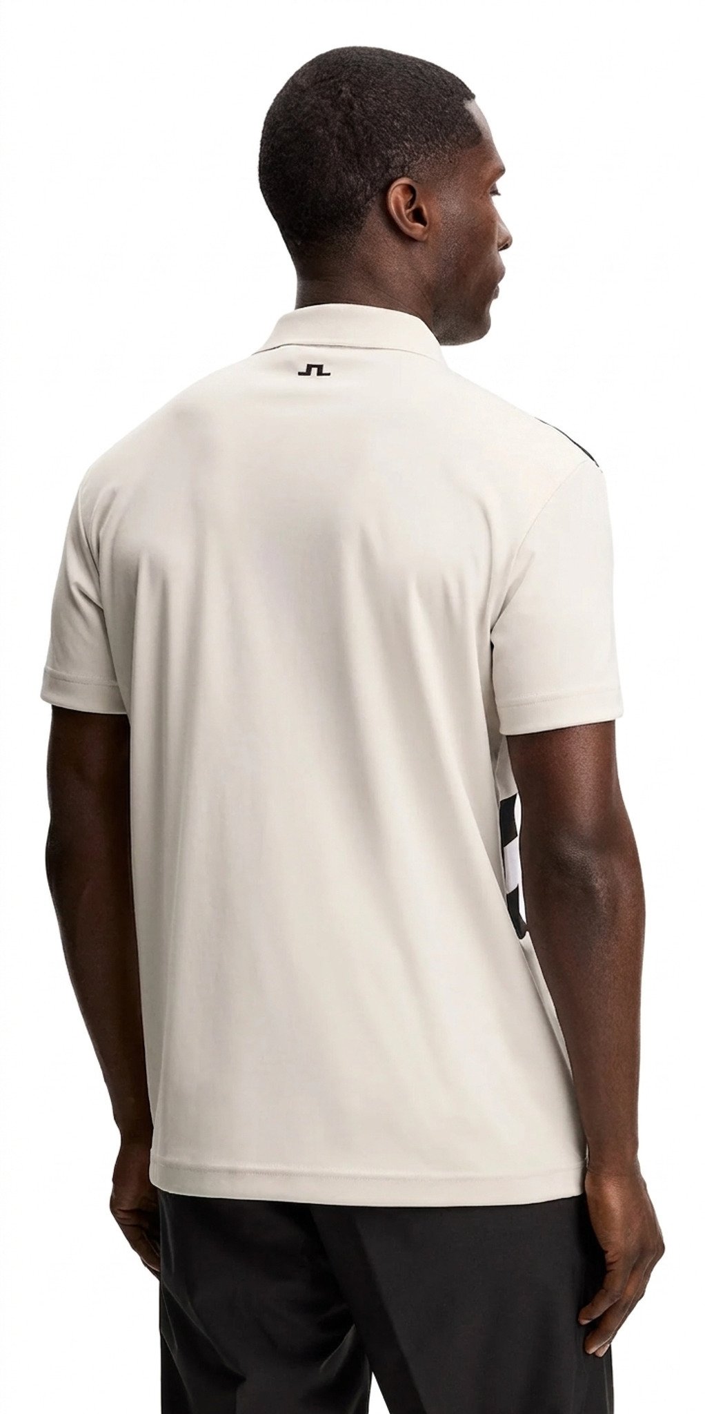 J.Lindeberg Finn men's polo, moonbeam