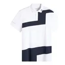 J.Lindeberg Sidd mens polo, white