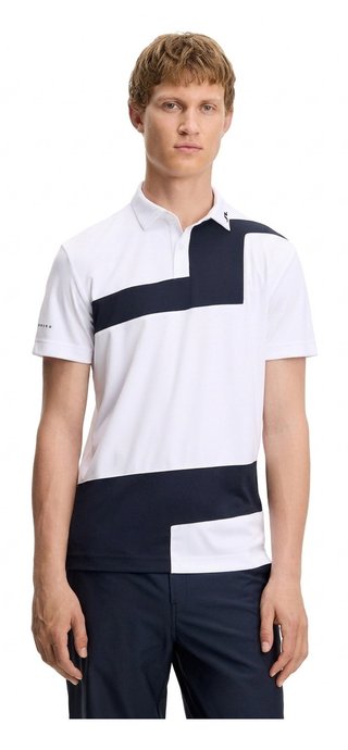 J.Lindeberg Sidd mens polo, white