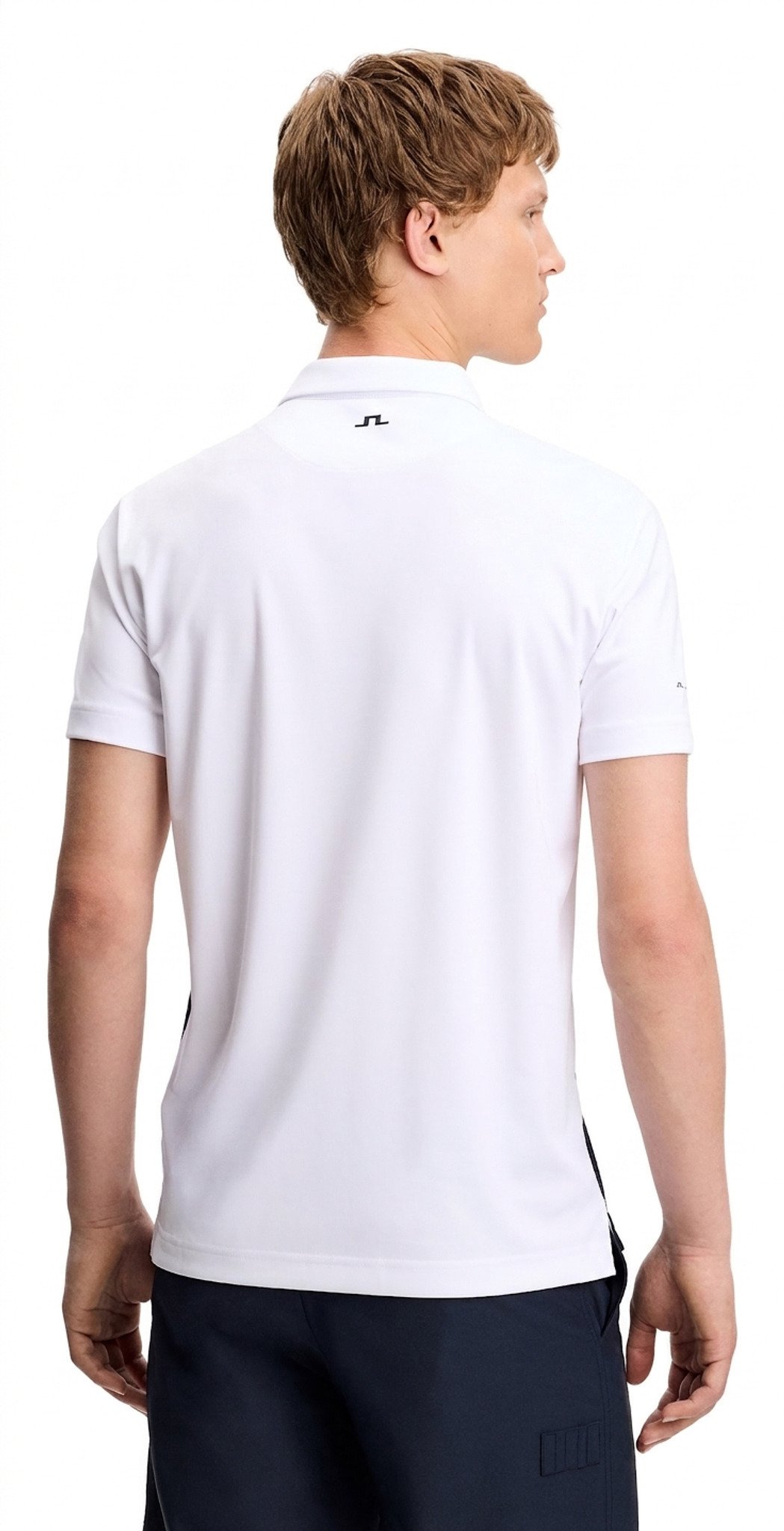 J.Lindeberg Sidd mens polo, white