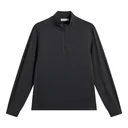 J.Lindeberg Lassy Quarter Zip Mid mens layer, black