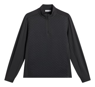 J.Lindeberg Lassy Quarter Zip Mid mens layer, black