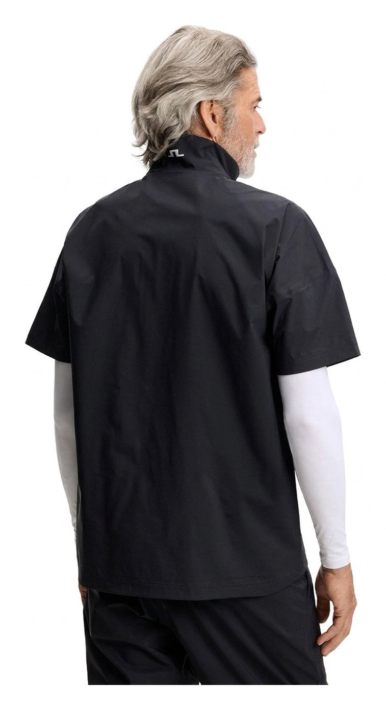 J.Lindeberg Shay Rain mens shirt, black