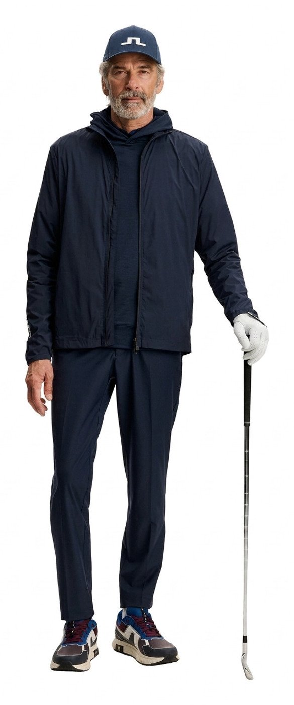 J.Lindeberg Tour Tech Packable men's jacket, JLNavy