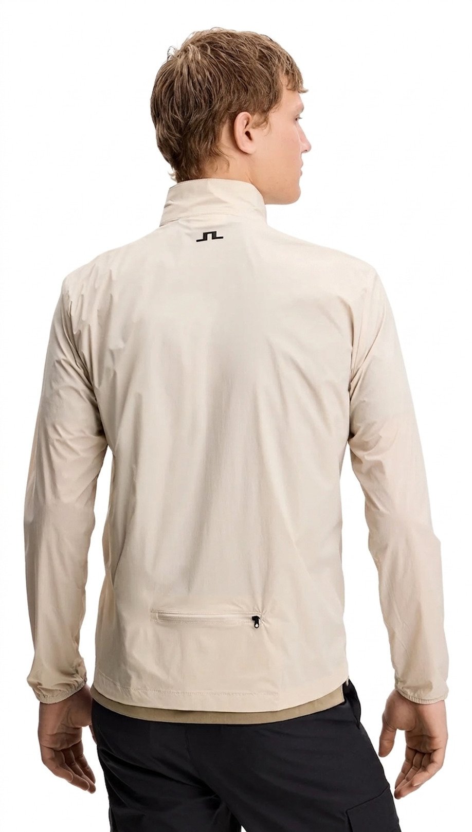 J.Lindeberg Tour Tech Packable men's jacket, moonbeam