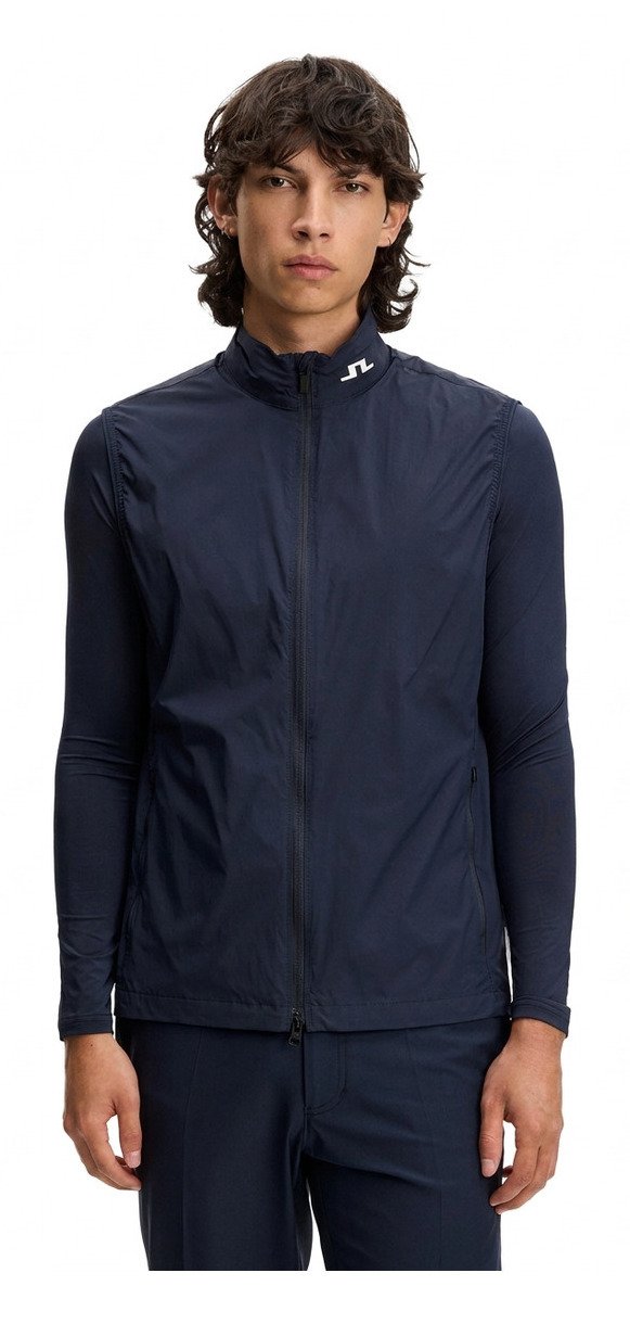 J.Lindeberg Tour Tech Packable men's vest, JLNavy