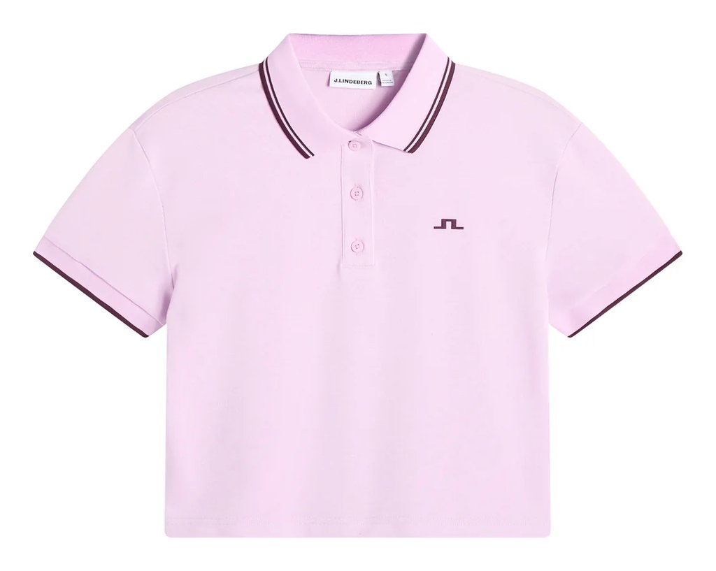 J.Lindeberg Claris ladies polo, orchid bouquet