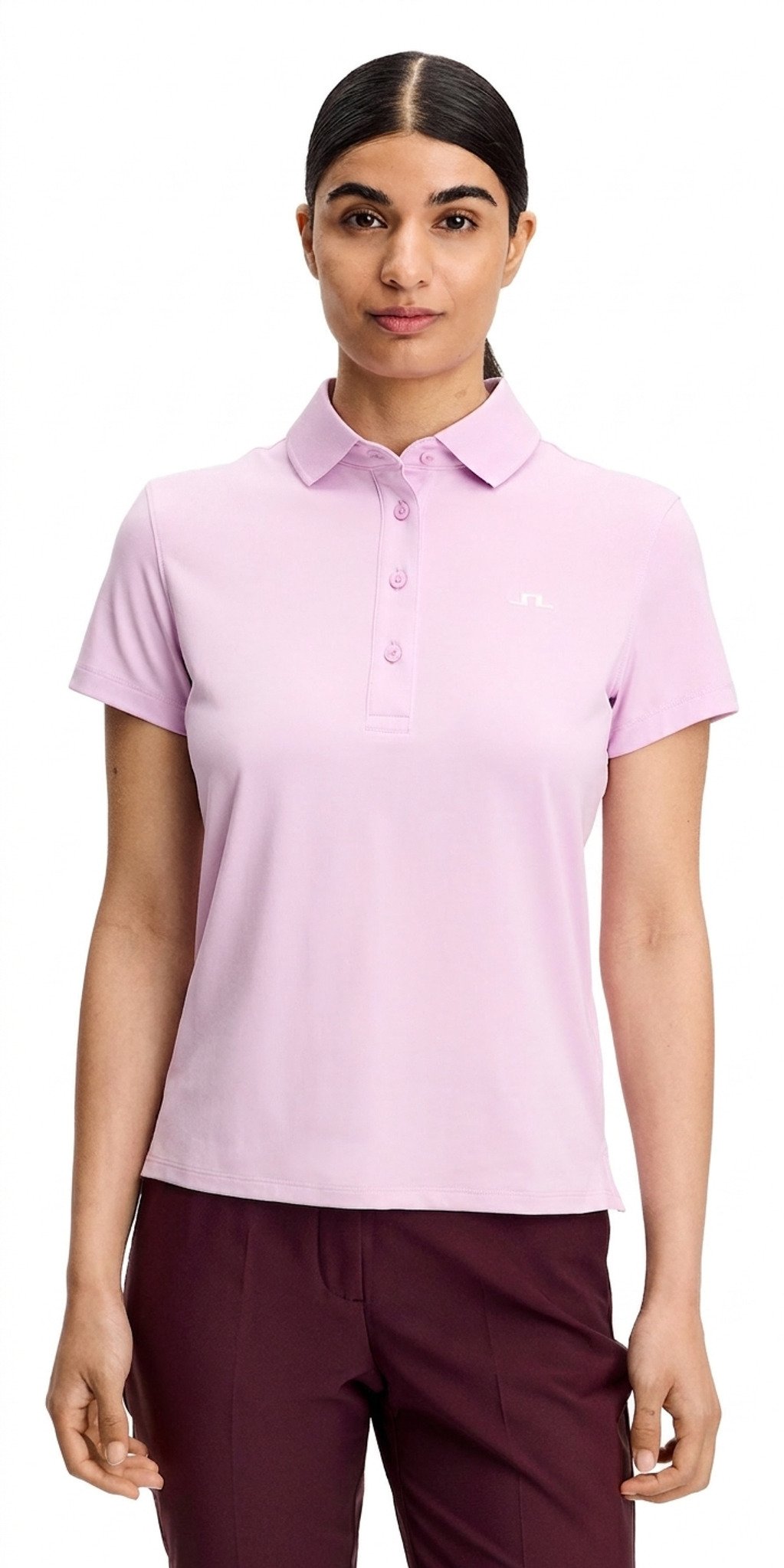 J.Lindeberg Bridge ladies polo, orchid bouquet