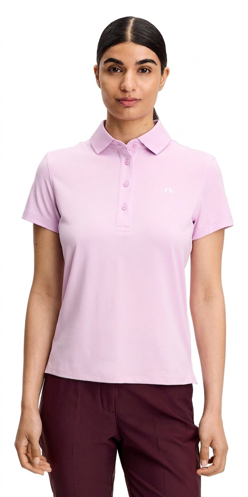 J.Lindeberg Bridge ladies polo, orchid bouquet
