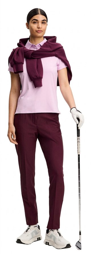 J.Lindeberg Bridge ladies polo, orchid bouquet