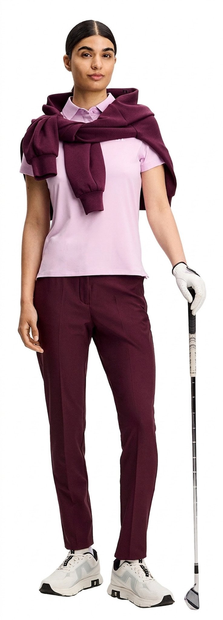 J.Lindeberg Bridge ladies polo, orchid bouquet