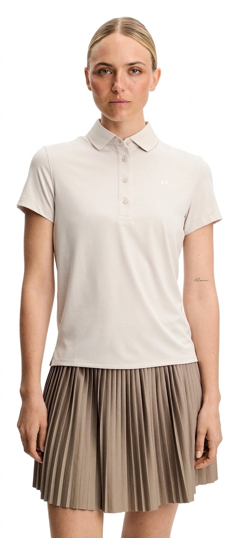 J.Lindeberg Bridge ladies polo, moonbeam