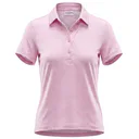 J.Lindeberg Caitlyn ladies polo, bias bridge micro orchid white
