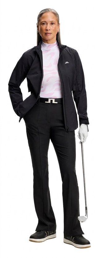 J.Lindeberg Ella Print Compression ladies top, bunker fade white orchid