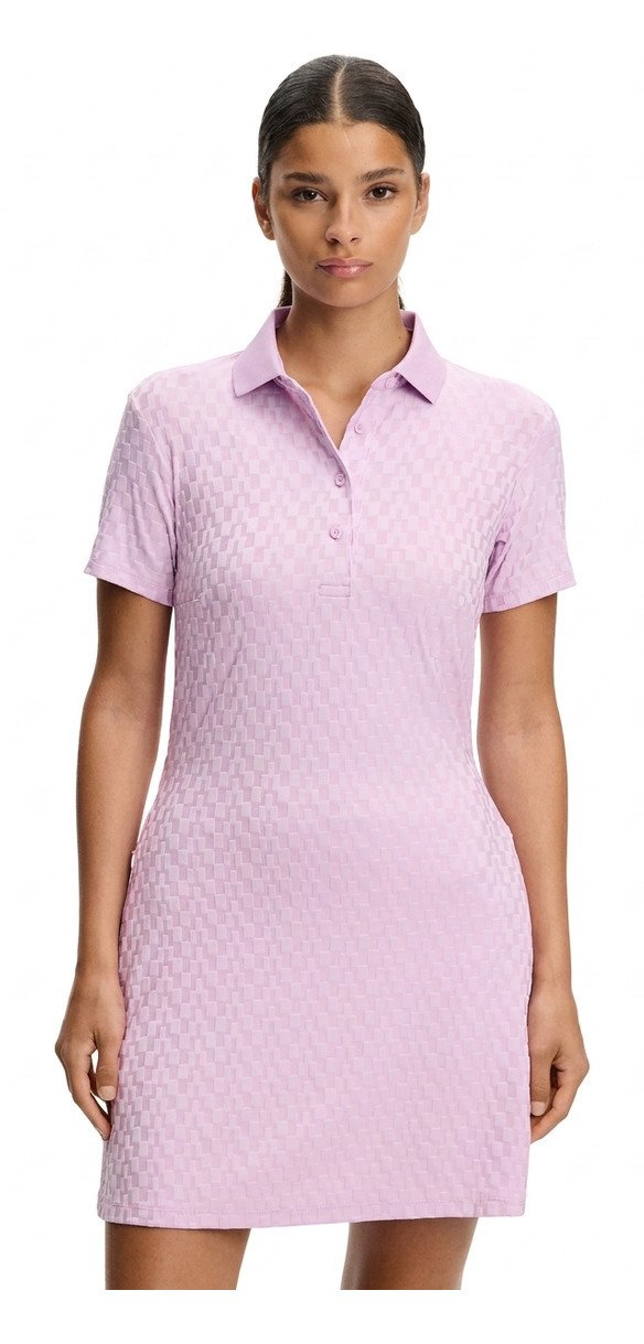 J.Lindeberg Dally ladies dress, orchid bouquet