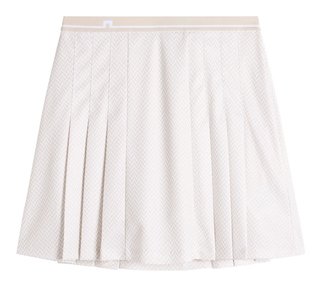 J.Lindeberg Harlow Print ladies skort, bridge stack white moon
