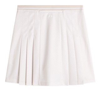 J.Lindeberg Harlow Print ladies skort, bridge stack white moon