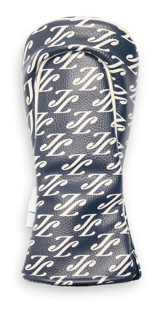 J.Lindeberg Fairway Headcover Print Cardi Ligature Navy