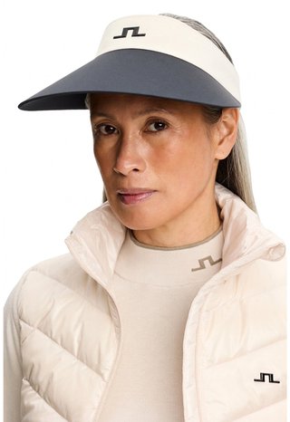 J.Lindeberg Ada Wide ladies visor, moonbeam