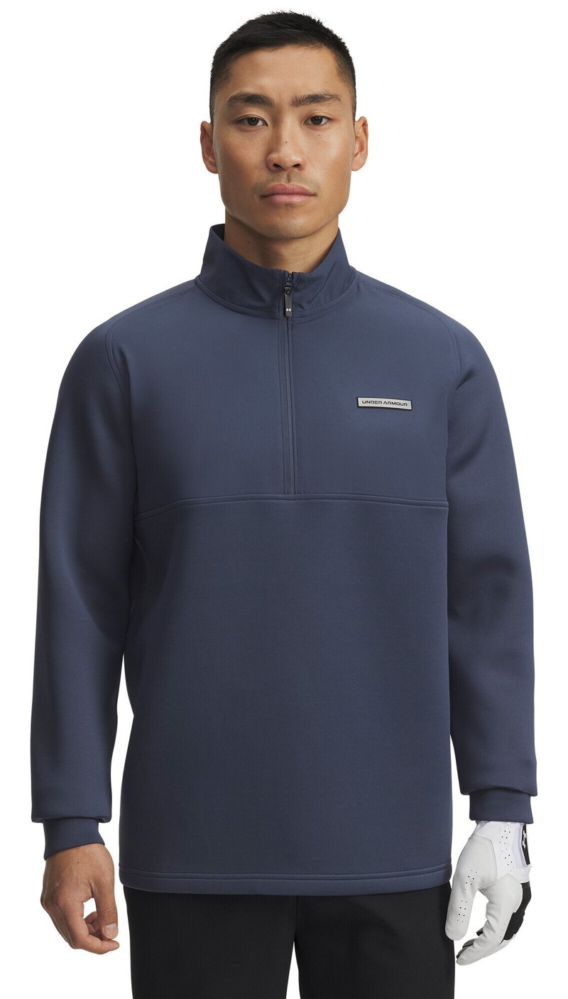 Under Armour Drive Pro Hybrid men's 1/2 zip, downpour gray
