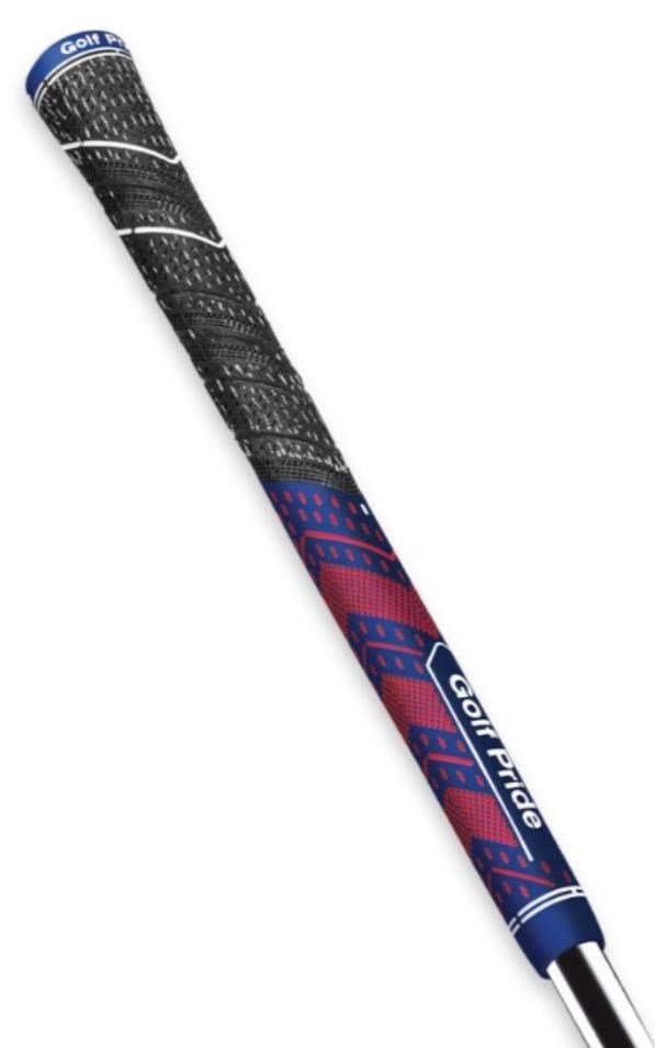 Golf Pride MCC Plus4 grip (.60 RND), Midsize, navy/red