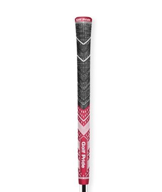 Golf Pride MCC Plus4 grip (.60 RND), standard, dark red/white
