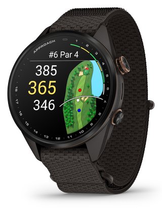 Garmin Approach S72 GPS watch, pebble grey, 43 mm