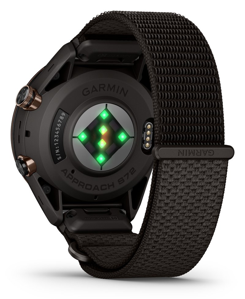 Garmin Approach S72 GPS watch, pebble grey, 43 mm