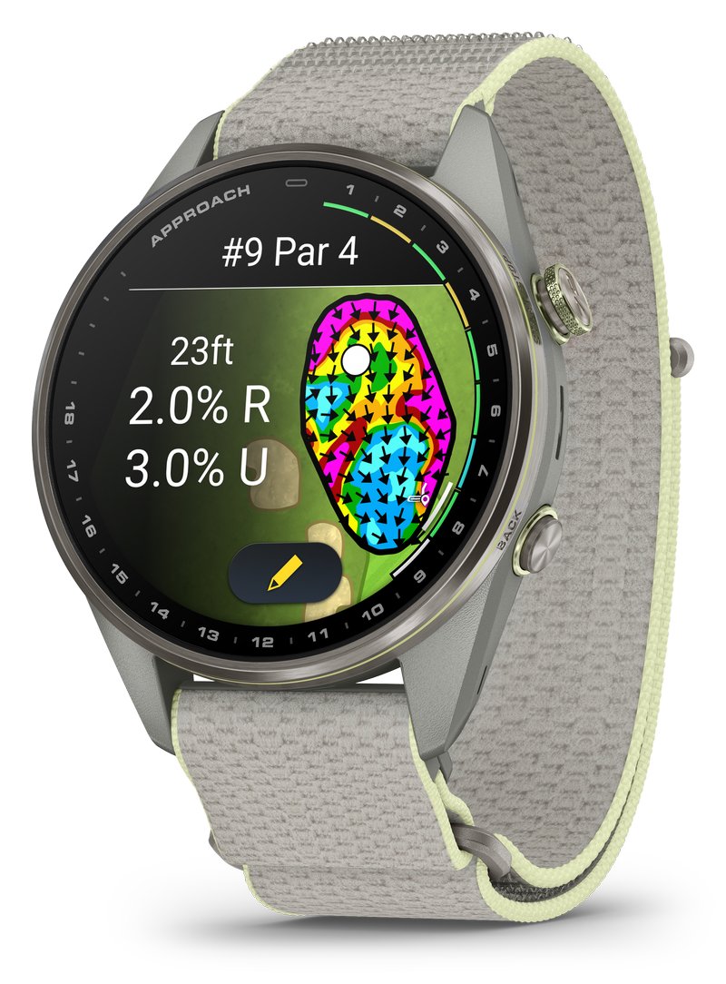 Garmin Approach S72 GPS watch, black, 47 mm